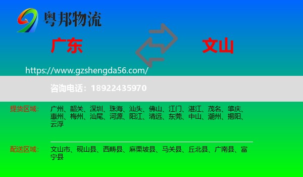广东到文山物流