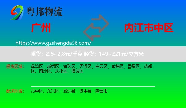 广州到市中区物流专线