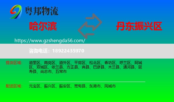 哈尔滨到振兴区物流专线