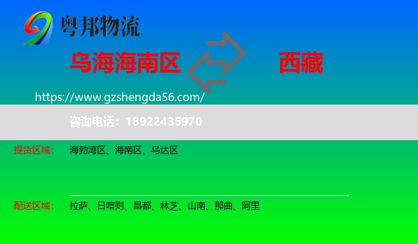海南区到西藏物流
