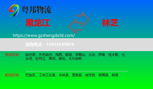 黑龙江到林芝物流