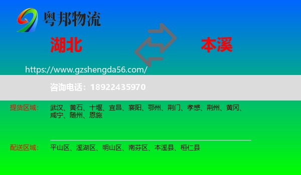 湖北到本溪物流