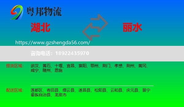湖北到丽水物流
