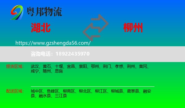 湖北到柳州物流