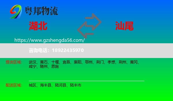湖北到汕尾物流