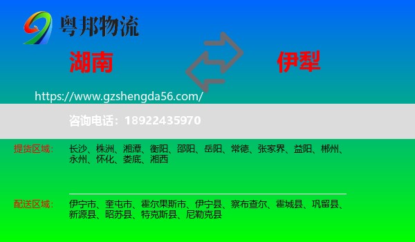 湖南到伊犁物流专线