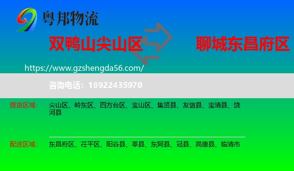 尖山区到东昌府区物流专线