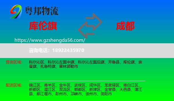 库伦旗到成都专线