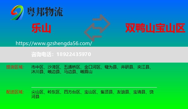 乐山到宝山区物流专线