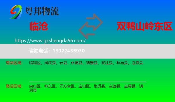 临沧到岭东区物流专线