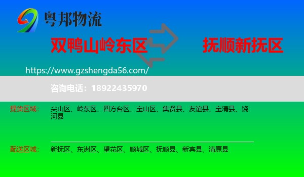 岭东区到新抚区物流专线
