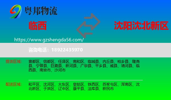 临西县到沈北新区物流专线