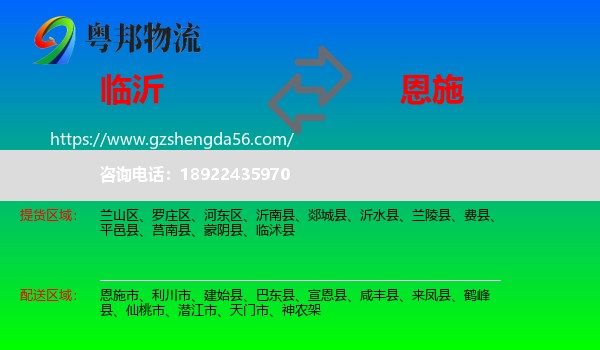 临沂到恩施物流