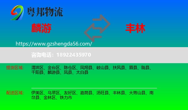 麟游县到丰林县物流专线