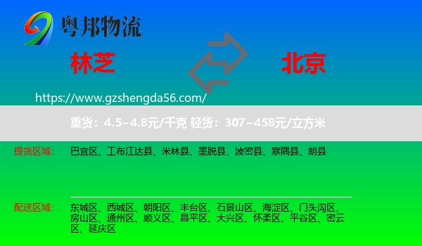 林芝到北京专线