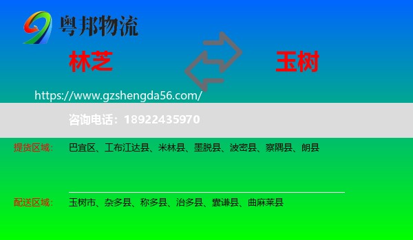 林芝到玉树物流