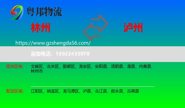 林州市到泸州物流