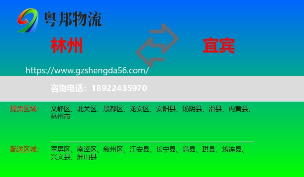 林州市到宜宾物流
