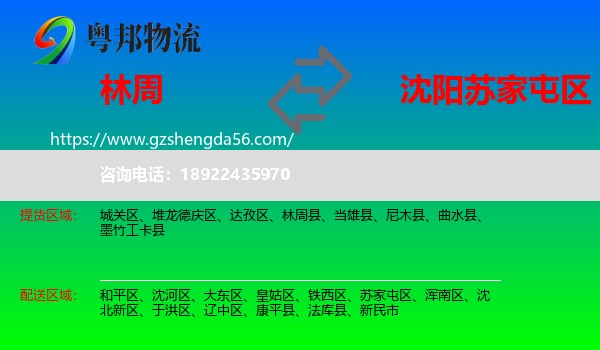 林周县到苏家屯区物流专线
