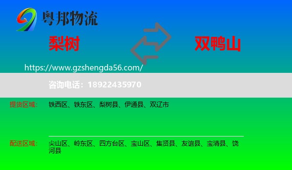 梨树县到双鸭山物流专线