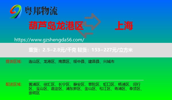 龙港区到上海专线