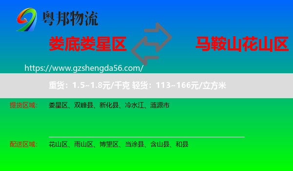 娄星区到花山区物流专线