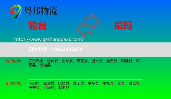 轮台县到尼玛县物流专线