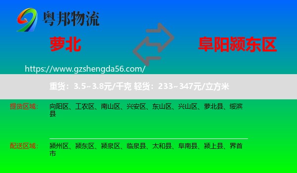 萝北县到颍东区物流专线