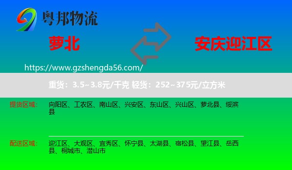 萝北县到迎江区物流专线