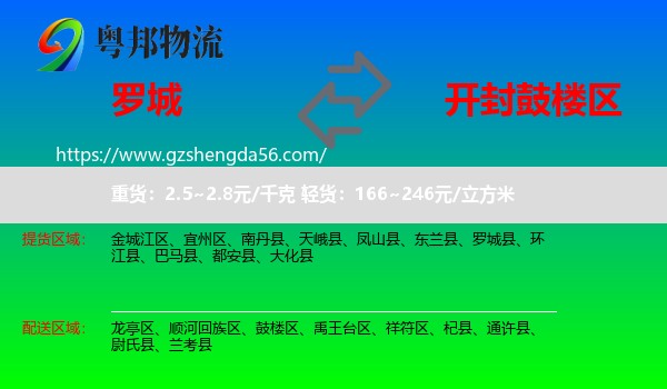 罗城县到鼓楼区物流专线