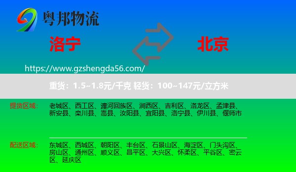 洛宁县到北京专线