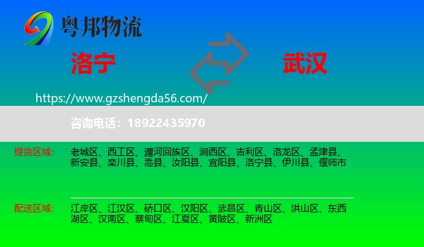 洛宁县到武汉专线
