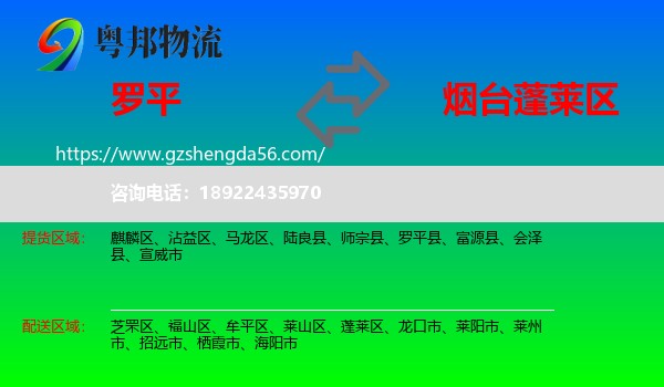 罗平县到蓬莱区物流专线