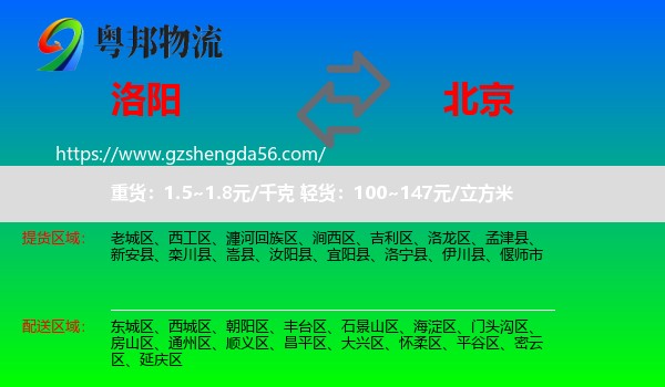 洛阳到北京专线