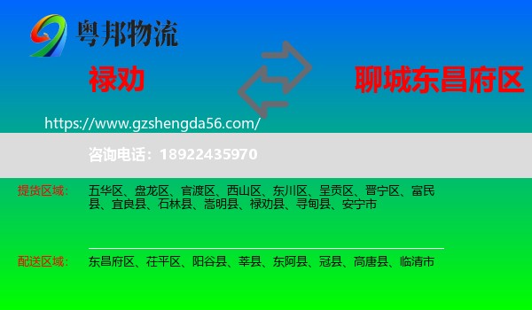 禄劝县到东昌府区物流专线