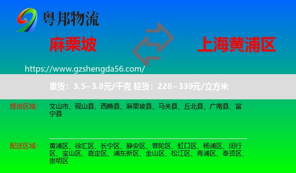 麻栗坡县到黄浦区物流专线