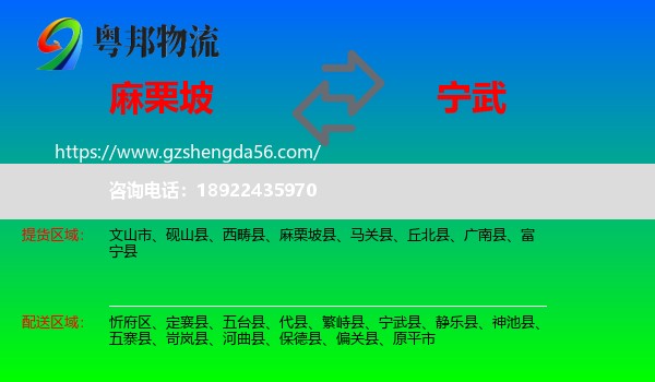 麻栗坡县到宁武县物流专线