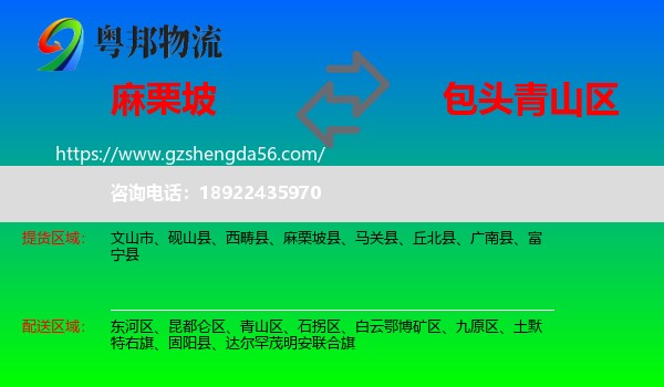 麻栗坡县到青山区物流专线