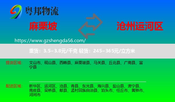 麻栗坡县到运河区物流专线