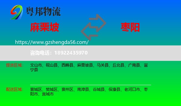 麻栗坡县到枣阳市物流专线