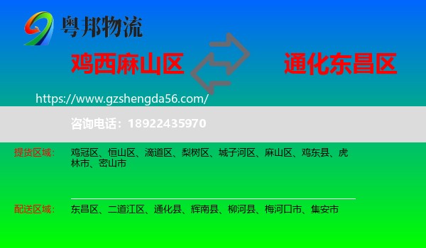 麻山区到东昌区物流专线