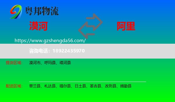 漠河市到阿里物流