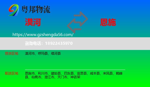 漠河市到恩施物流