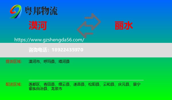 漠河市到丽水物流