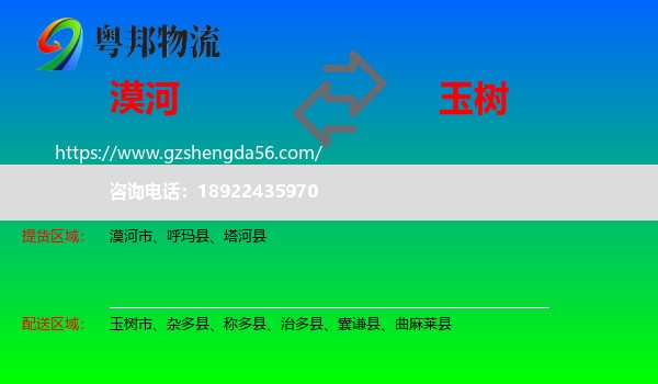 漠河市到玉树物流