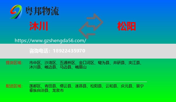 沐川县到松阳县物流专线