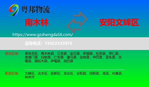 南木林县到文峰区物流专线