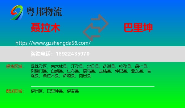 聂拉木县到巴里坤县物流专线
