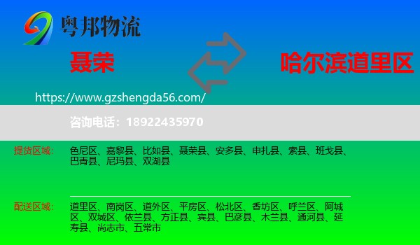 聂荣县到道里区物流专线