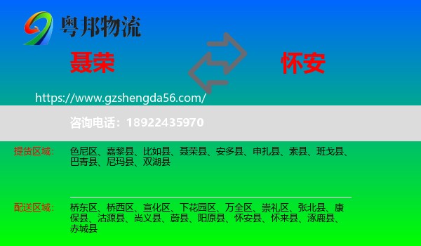 聂荣县到怀安县物流专线